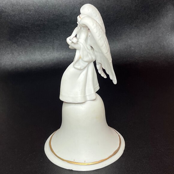 Enesco Tendernest White Porcelain Angel Bell Made in Korea - Picture 4 of 10
